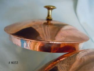 Lid and its Copper 'mushroom' finial