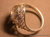 Lilies diamond ring